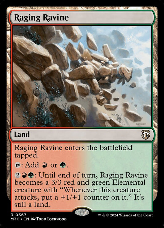 MTG Card Title: Raging Ravine M3C/367