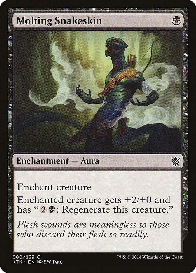 MTG Card Title: Molting Snakeskin KTK/80