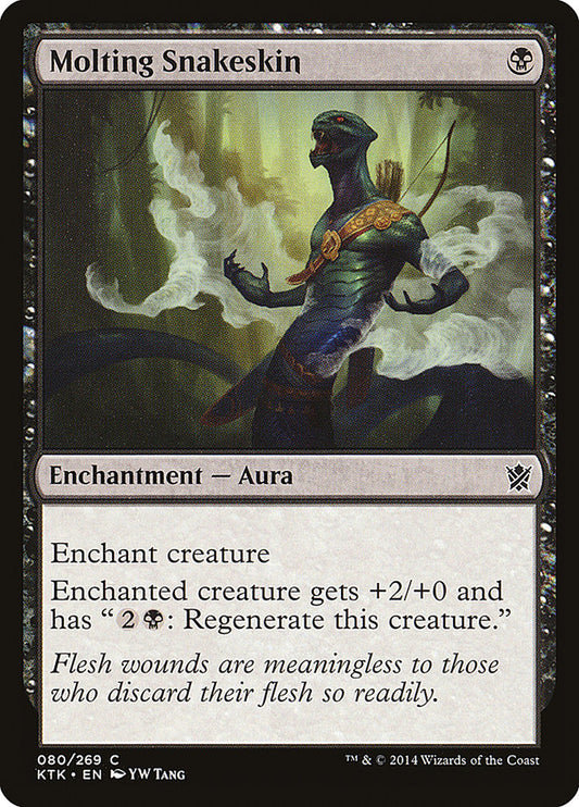 MTG Card Title: Molting Snakeskin KTK/80