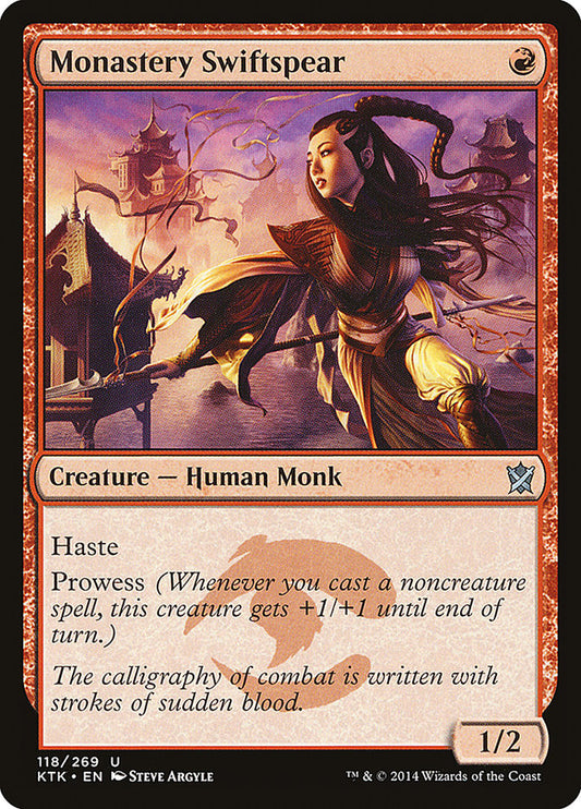 MTG Card Title: Monastery Swiftspear KTK/118