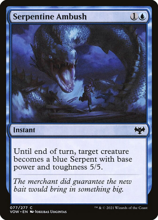 MTG Card Title: Serpentine Ambush VOW/77