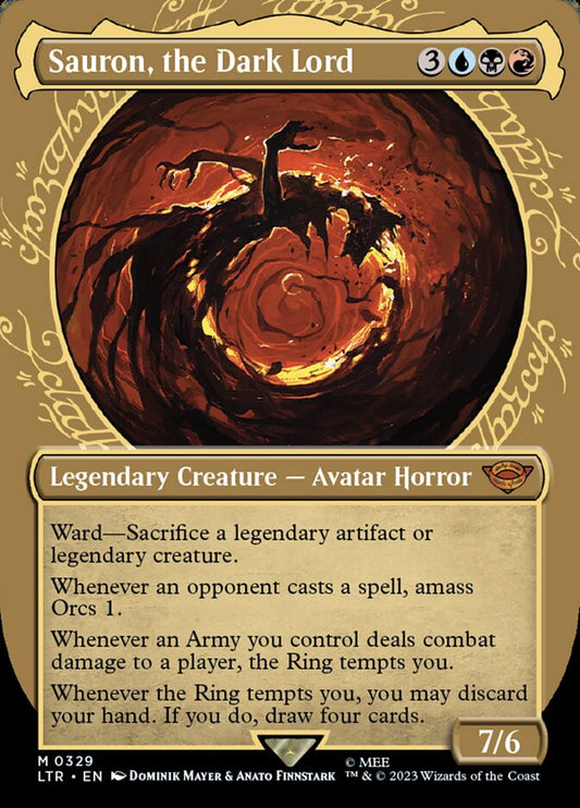 MTG Card Title: Sauron, the Dark Lord LTR/329