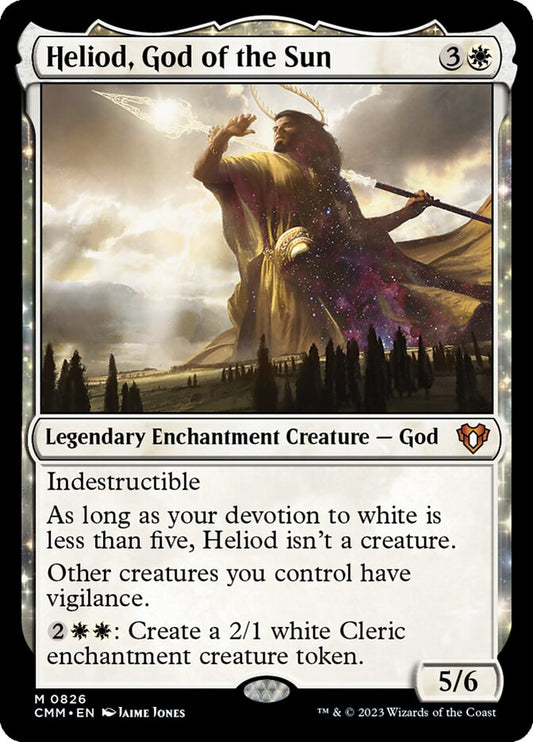 MTG Card Title: Heliod, God of the Sun CMM/826
