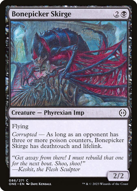 MTG Card Title: Bonepicker Skirge ONE/86