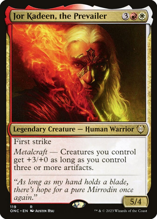 MTG Card Title: Jor Kadeen, the Prevailer ONC/119