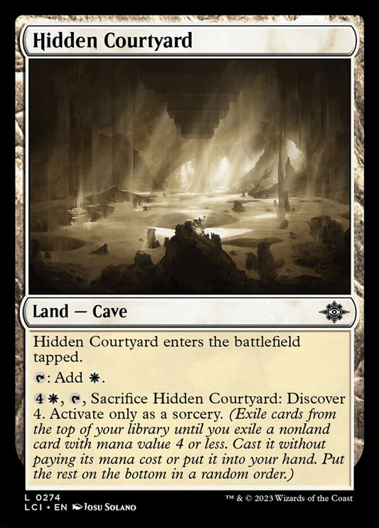 MTG Card Title: Hidden Courtyard LCI/274