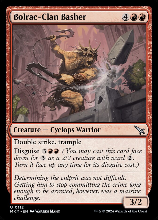 MTG Card Title: Bolrac-Clan Basher MKM/112