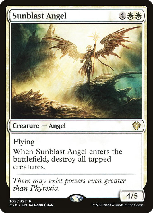MTG Card Title: Sunblast Angel C20/102