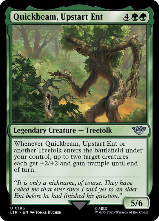 MTG Card Title: Quickbeam, Upstart Ent LTR/183