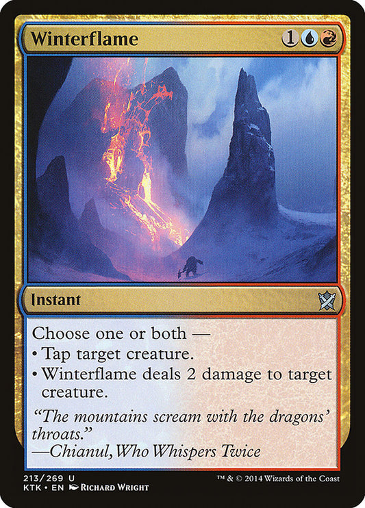 MTG Card Title: Winterflame KTK/213