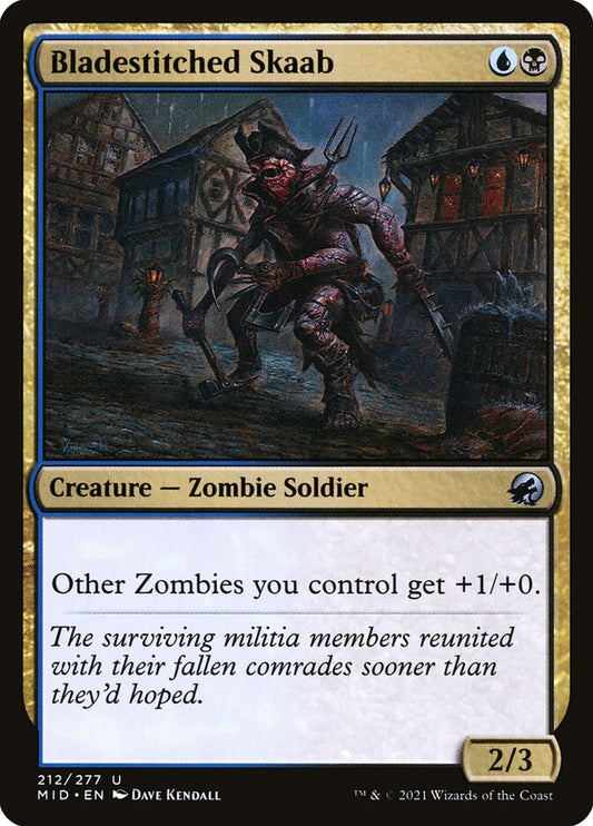 MTG Card Title: Bladestitched Skaab MID/212