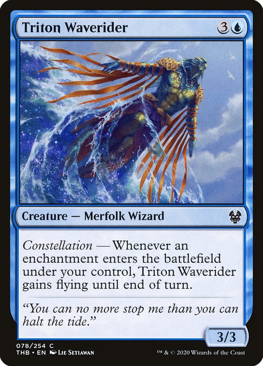 MTG Card Title: Triton Waverider THB/78