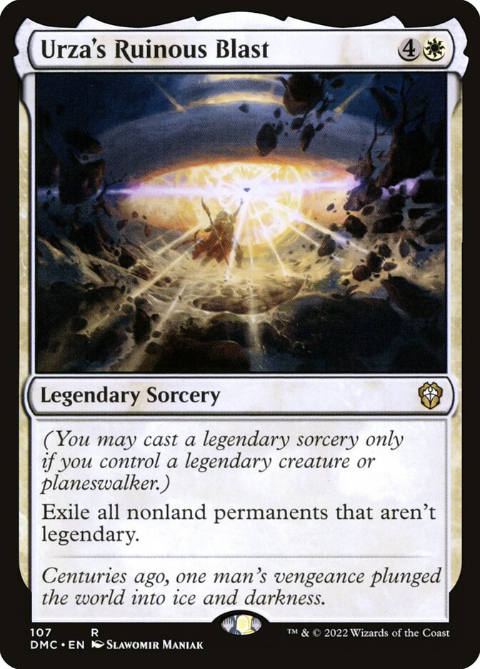 MTG Card Title: Urza's Ruinous Blast DMC/107