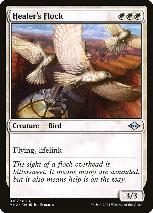 MTG Card Title: Healer's Flock MH2/16