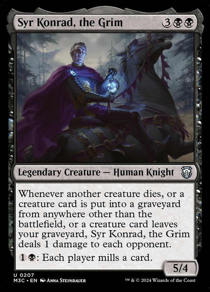 MTG Card Title: Syr Konrad, the Grim M3C/207