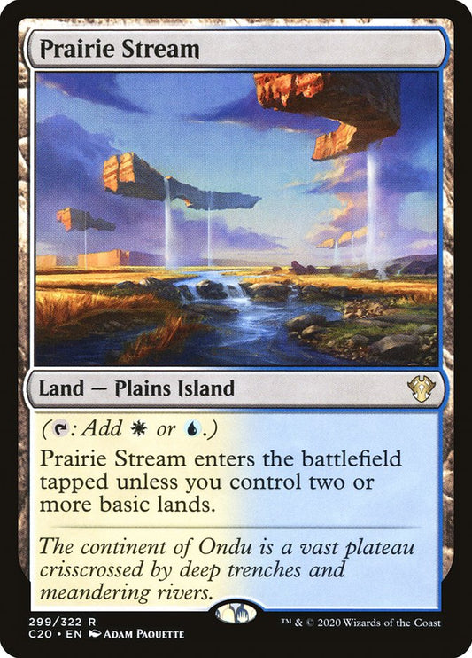 MTG Card Title: Prairie Stream C20/299