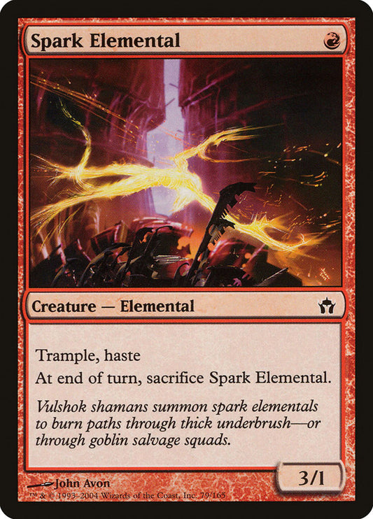 MTG Card Title: Spark Elemental 5DN/79