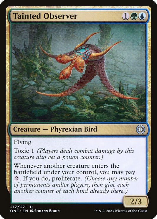 MTG Card Title: Tainted Observer ONE/217