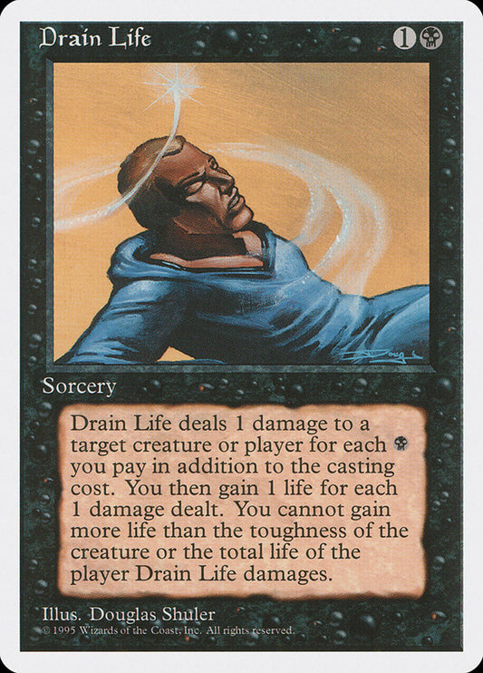 MTG Card Title: Drain Life 4ED/132