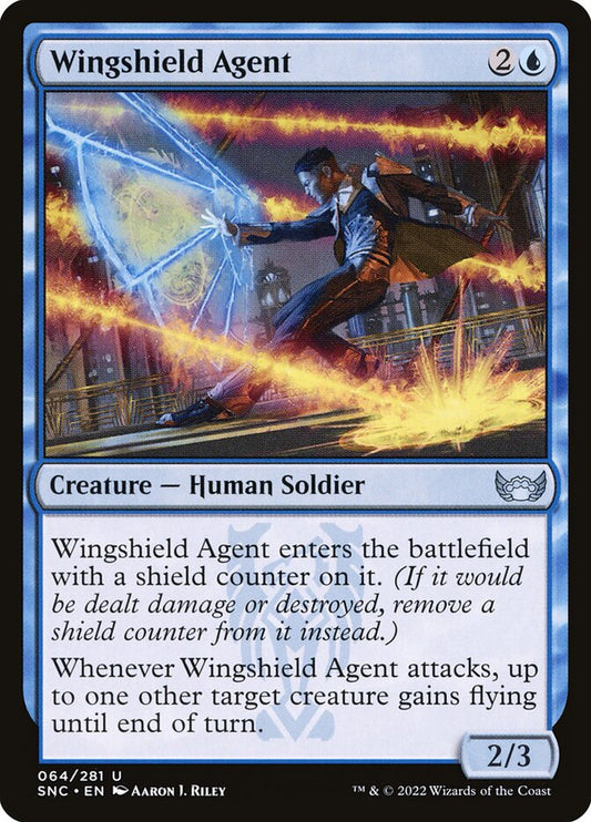 MTG Card Title: Wingshield Agent SNC/64