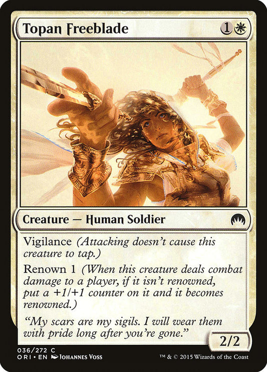 MTG Card Title: Topan Freeblade ORI/36