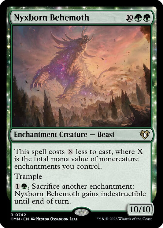 MTG Card Title: Nyxborn Behemoth CMM/742