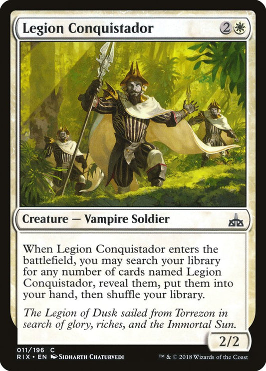 MTG Card Title: Legion Conquistador RIX/11