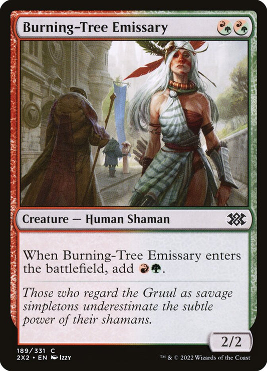 MTG Card Title: Burning-Tree Emissary 2X2/189