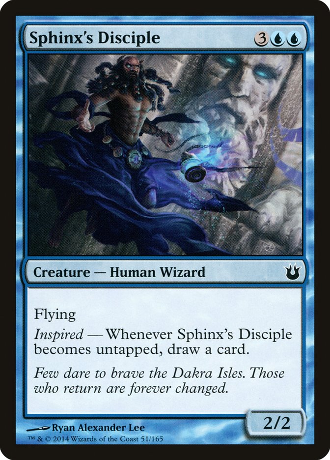 MTG Card Title: Sphinx's Disciple BNG/51