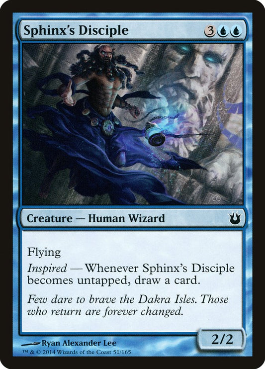 MTG Card Title: Sphinx's Disciple BNG/51