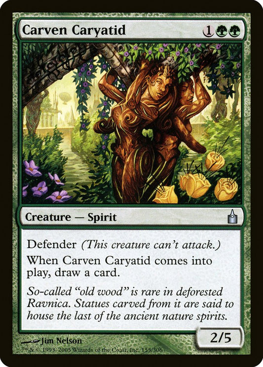 MTG Card Title: Carven Caryatid RAV/155