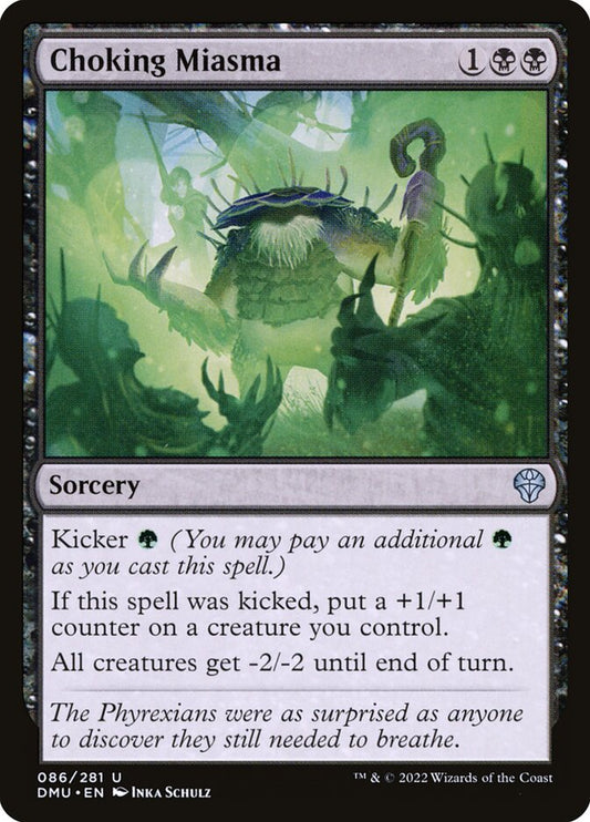 MTG Card Title: Choking Miasma DMU/86