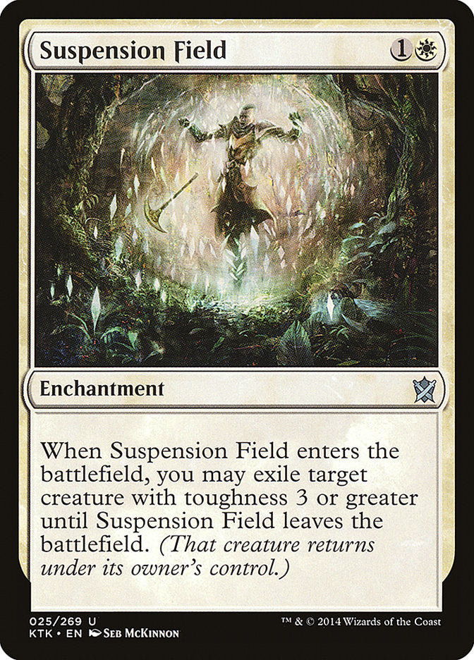 MTG Card Title: Suspension Field KTK/25
