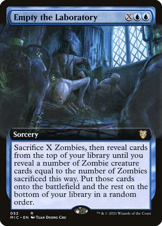 MTG Card Title: Empty the Laboratory MIC/52
