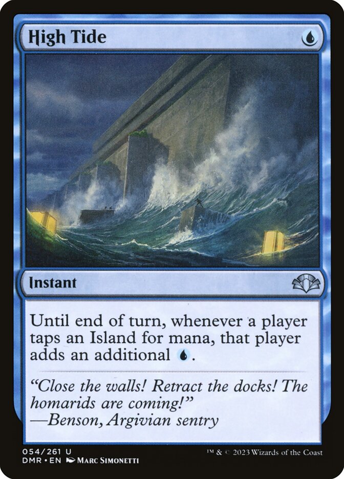 MTG Card Title: High Tide DMR/54