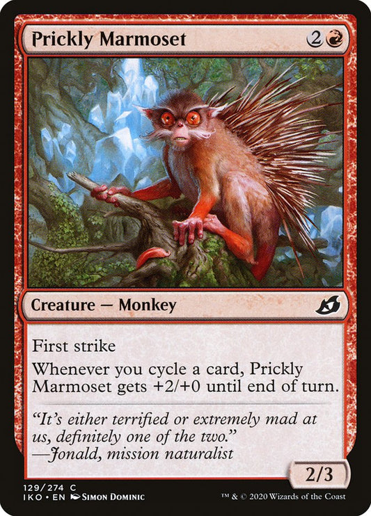 MTG Card Title: Prickly Marmoset IKO/129