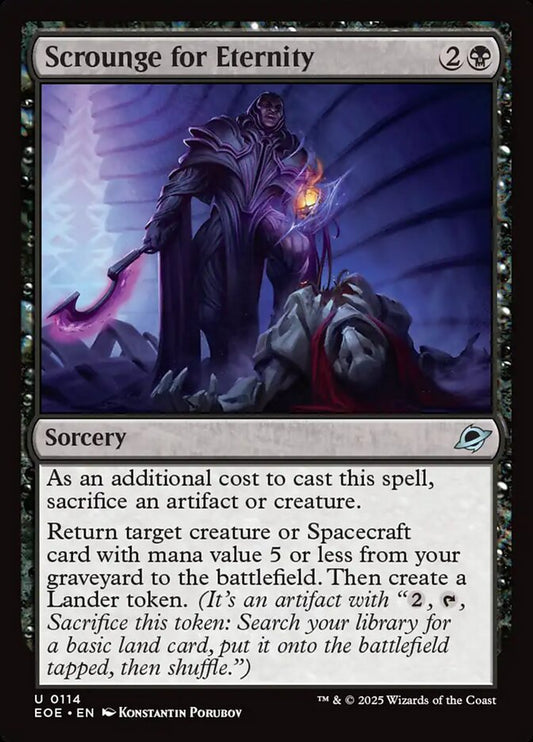 MTG Card Title: Scrounge for Eternity EOE/114