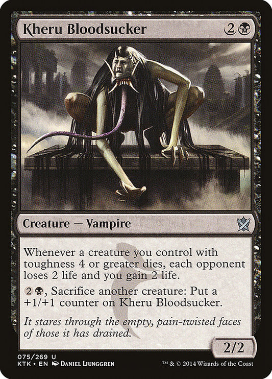 MTG Card Title: Kheru Bloodsucker KTK/75