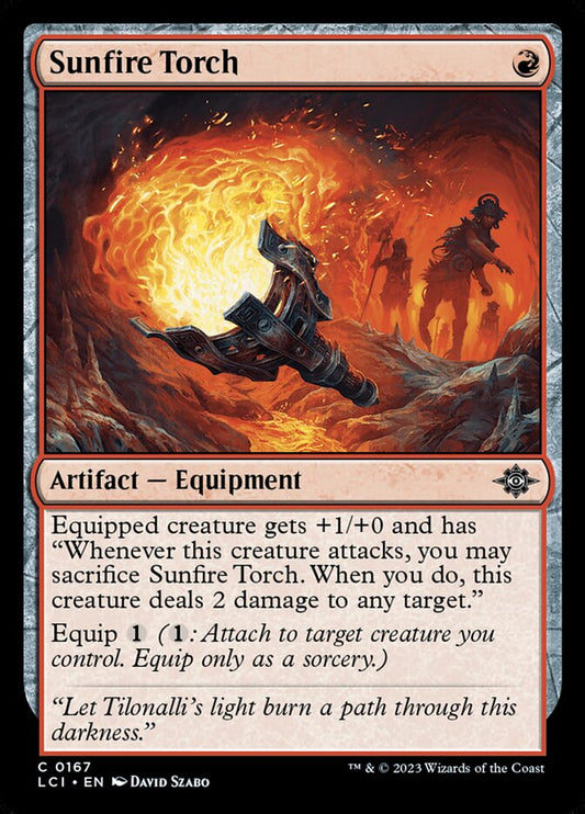 MTG Card Title: Sunfire Torch LCI/167