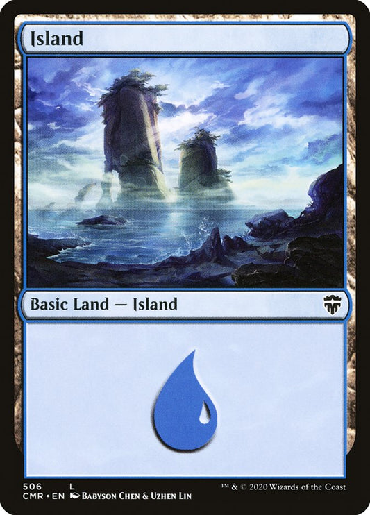 MTG Card Title: Island CMR/506