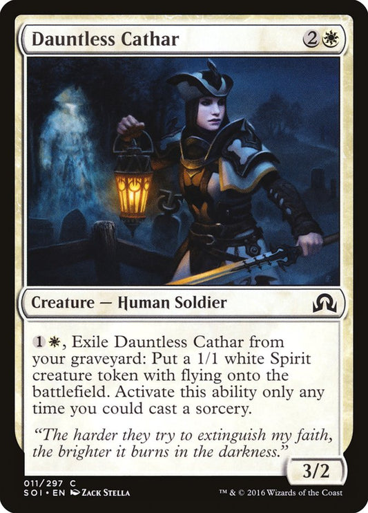 MTG Card Title: Dauntless Cathar SOI/11