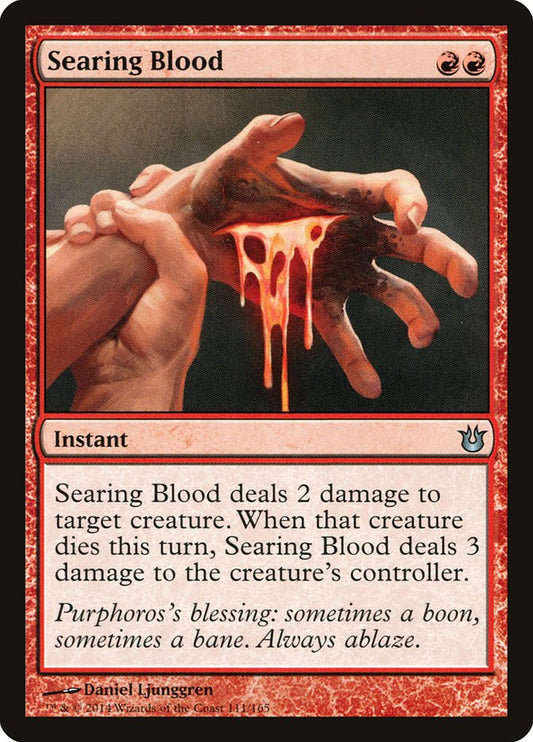 MTG Card Title: Searing Blood BNG/111