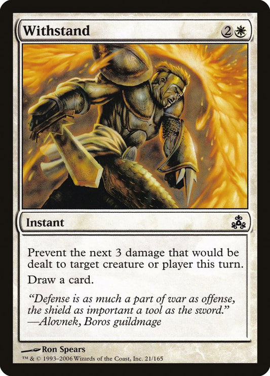 MTG Card Title: Withstand GPT/21