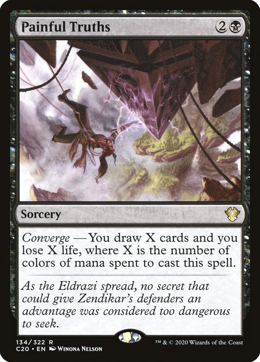 MTG Card Title: Painful Truths C20/134