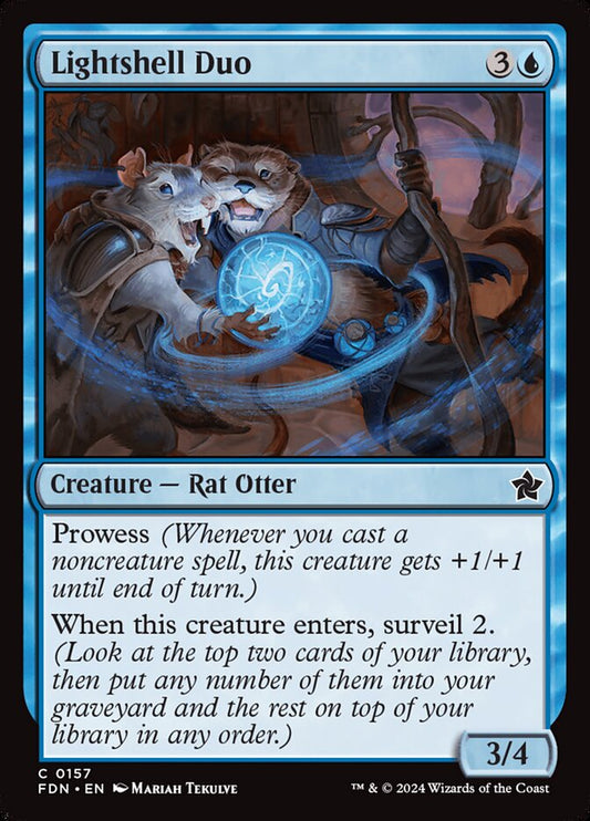 MTG Card Title: Lightshell Duo FDN/157