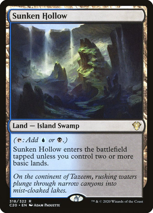 MTG Card Title: Sunken Hollow C20/318