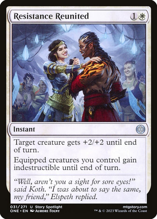 MTG Card Title: Resistance Reunited ONE/31
