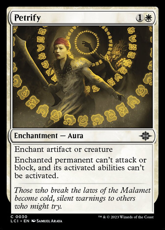 MTG Card Title: Petrify LCI/30