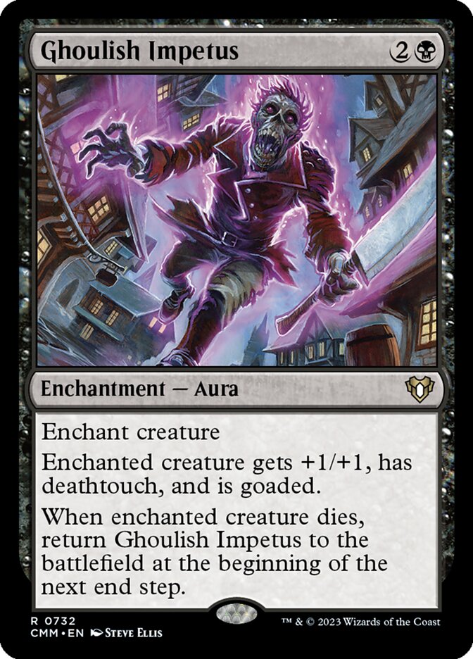 MTG Card Title: Ghoulish Impetus CMM/732