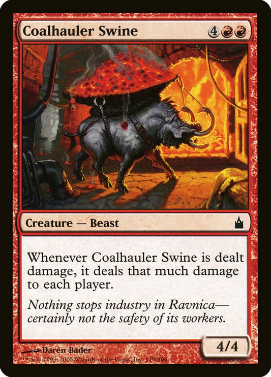 MTG Card Title: Coalhauler Swine RAV/119